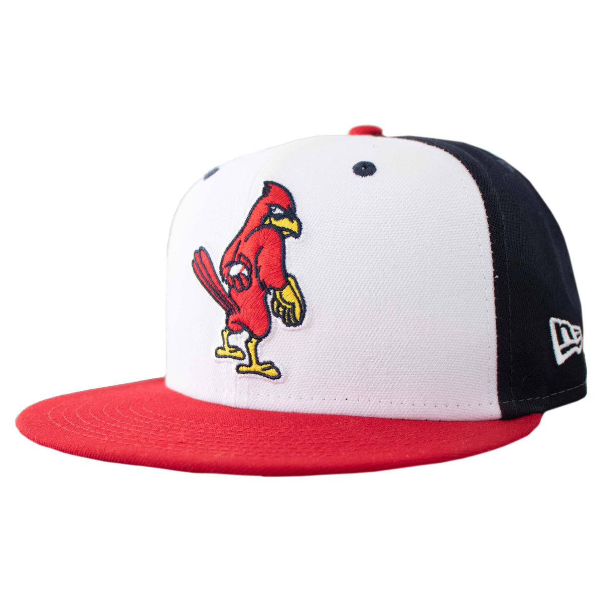 New Era Men's New Era Navy/Red Memphis Redbirds Marvel x Minor League  59FIFTY Fitted Hat
