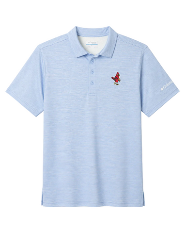 Columbia Sportswear Omni Wick Powder Blue Dirty Bird Set Polo