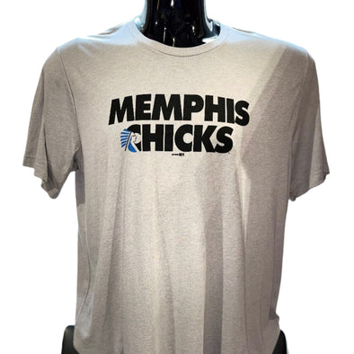 Memphis Chicks Tri-Blend Gray Tee