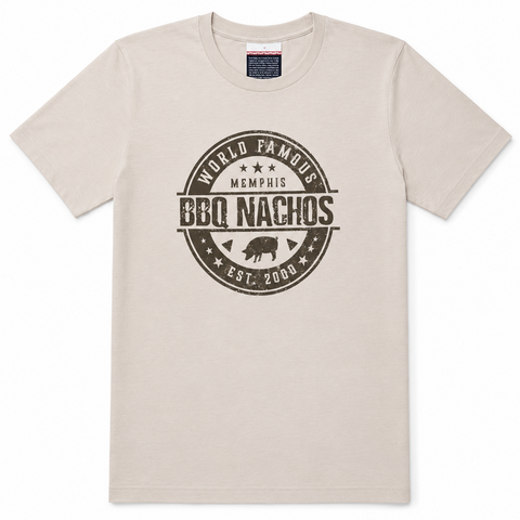 Mens Bbq Nachos Stamp T Shirt