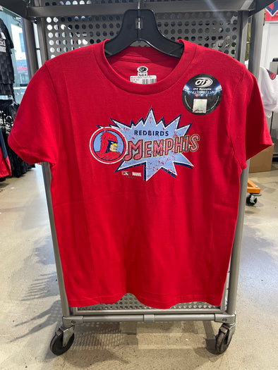 Memphis Redbirds 2023 Marvel Youth Tee