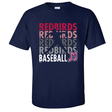 Memphis Redbirds Navy Well Tee
