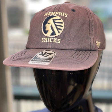 Memphis Chicks Dusted Double Play '47 Snapback