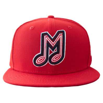Memphis Redbirds Rockey Mascot Logo Navy Blue Hat Cap MiLB Minor League NWOT