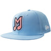 2022 Memphis Redbirds New Era 59Fifty Fitted Authentic On-Field Powder Blue Alternate Cap