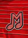 Memphis Redbirds Under Armour Red Stripe Polo