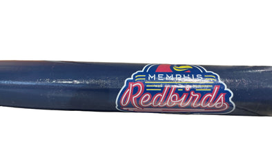 Memphis Redbirds Primary Logo Mini Bat (Navy)