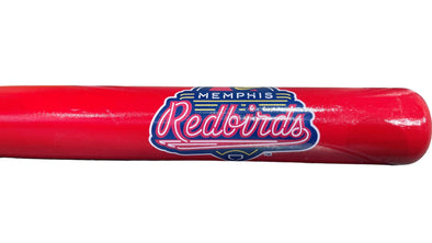 Memphis Redbirds Primary Logo Mini Bat (Red)