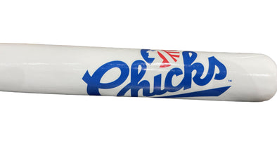 Memphis Chicks Mini Bat (White)